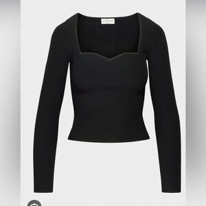 Babaton Sculpt Knit Sweetheart Longsleeve